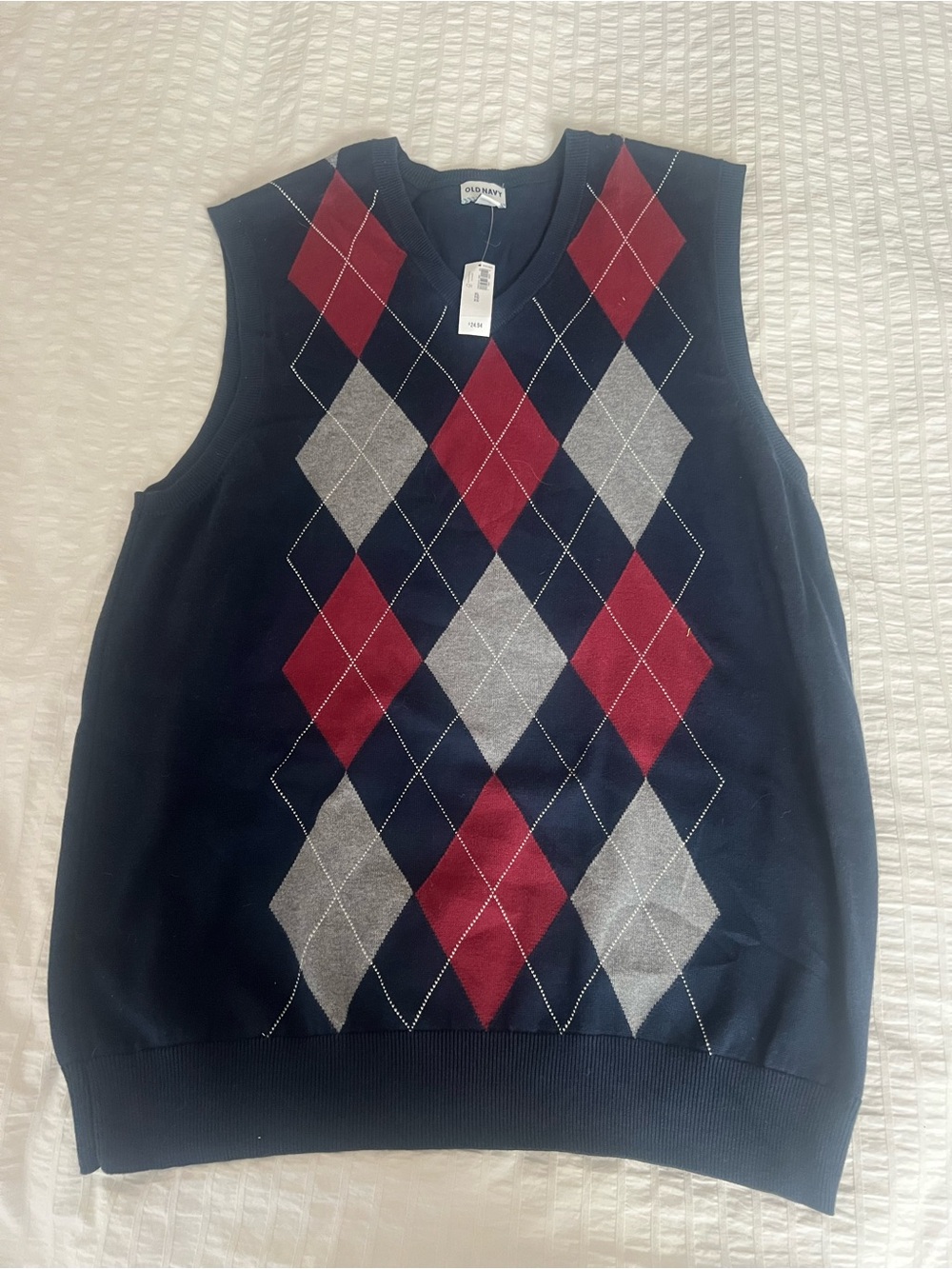 NWT Men’s Old Navy Argyle Sweater Vest